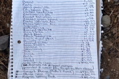 November 2017 Expenses $1326