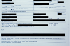 State of California Government Claim form page 1