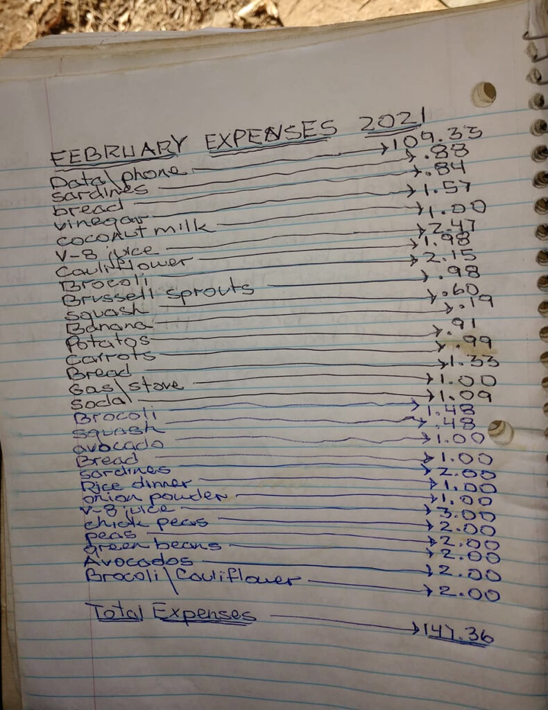 February 2021 Expenses
