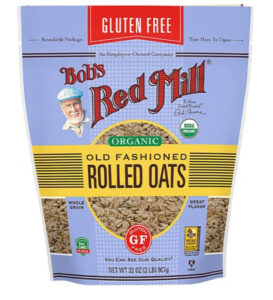 Bobs Red Mill Organic and Gluten Free Old Fashioned Rolled Oats