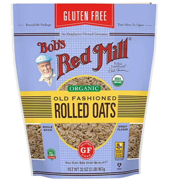 Bobs Red Mill Organic and Gluten Free Old Fashioned Rolled Oats