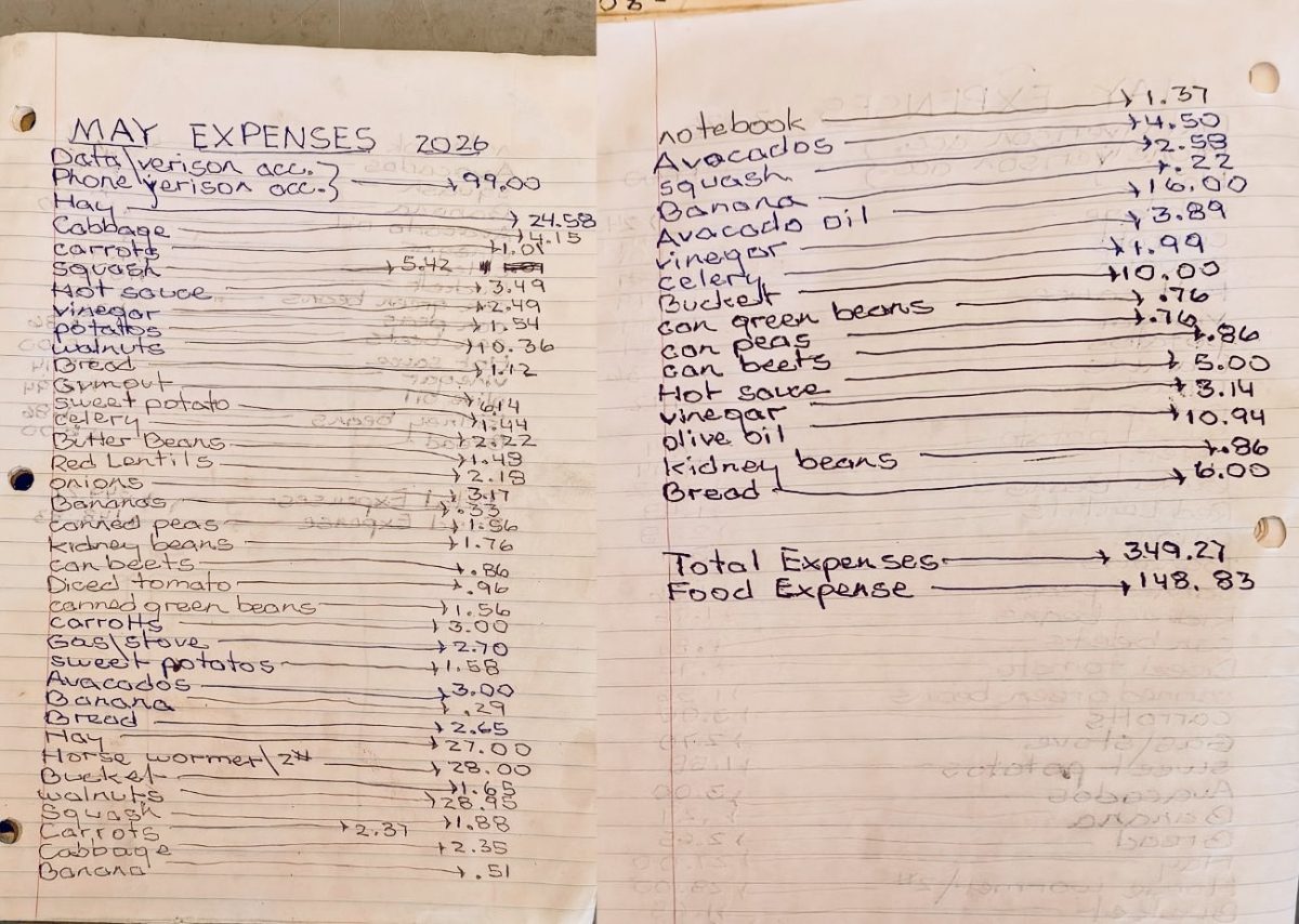 May 2026 Expenses